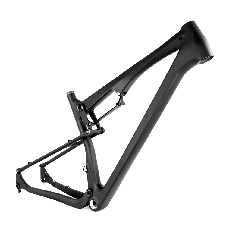 17/19 Inch 29er XC MTB Frame, carbon fiber material, full suspension build, bicycle parts tire accessories, versatile all mounta view 2