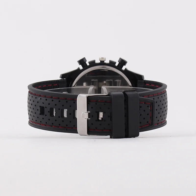 Fashion Men's Quartz Watch Leather Strap Business Wrist Watch Available in 4 Colors Stylish Timepiece for Men
