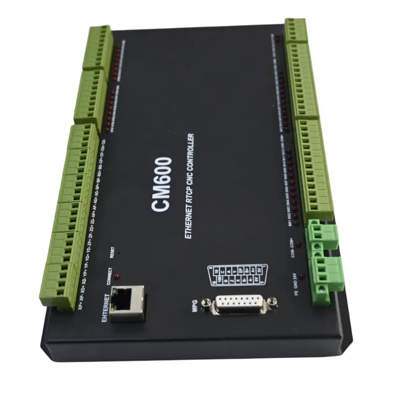 CM600 Ethernet CNC Motion Controller Kit With MPG Support 6Axis RTCP Automatic Tool Change 3D Simulation Processing Trajectory