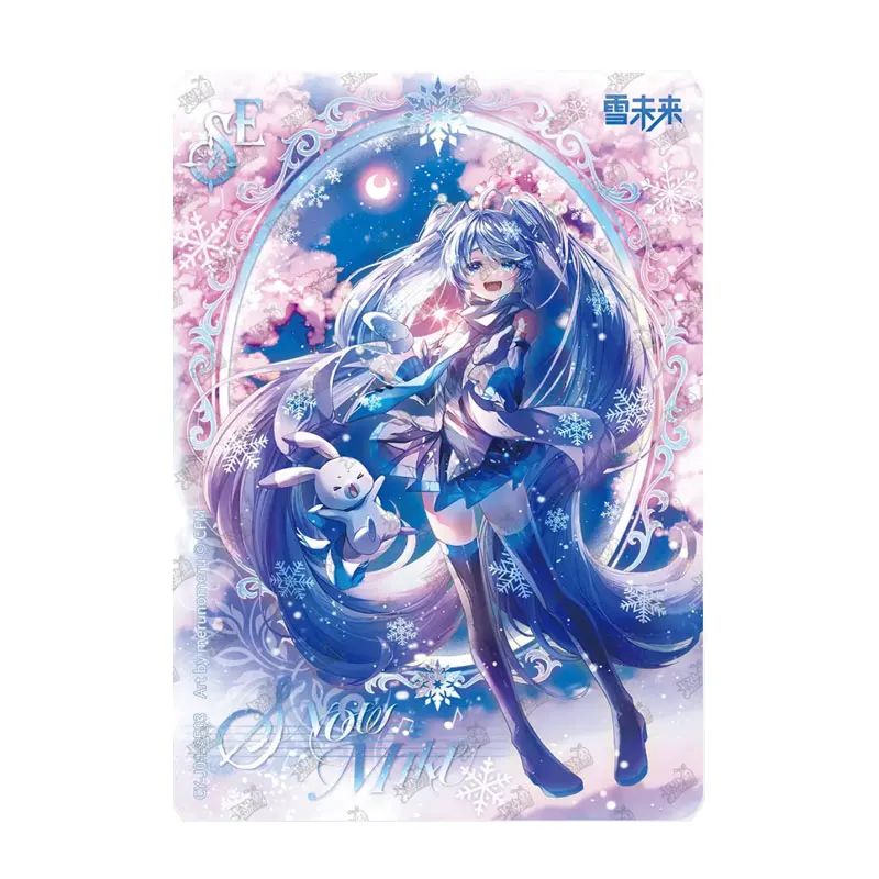 KAYOU Hatsune Miku Series 4 First Sight Pack Snowy Fantasy PR/SE/SP/BP/LR/UR/SSR/QR/HR/SR Genuine Collection Card Birthday Gift