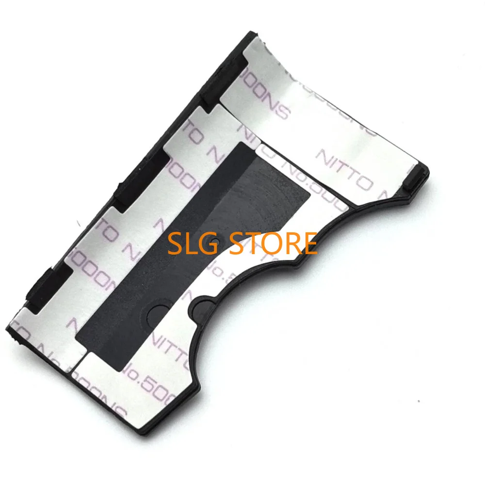 Originale nuovo CF Memory Card coperchio della porta guscio in gomma pelle per fotocamera Nikon D5 D6 con parte reapir della fotocamera a nastro