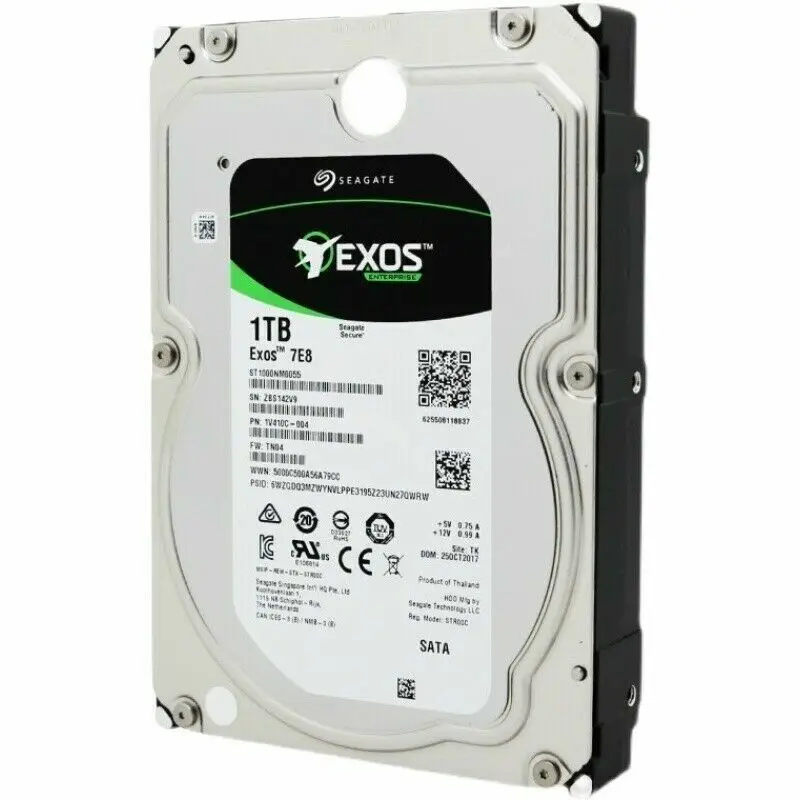 Imagem -02 - Disco Rígido Seagate Enterprise Sata St1000nm0055 Exos 7e8 1tb 7200rpm 35 Novo