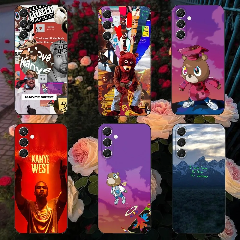 

Kanye West Ye Music Phone Case For Samsung Galaxy A13,A21s,A22,A31,A32,A52,A53,A71,A80,A91 Soft Black Cover
