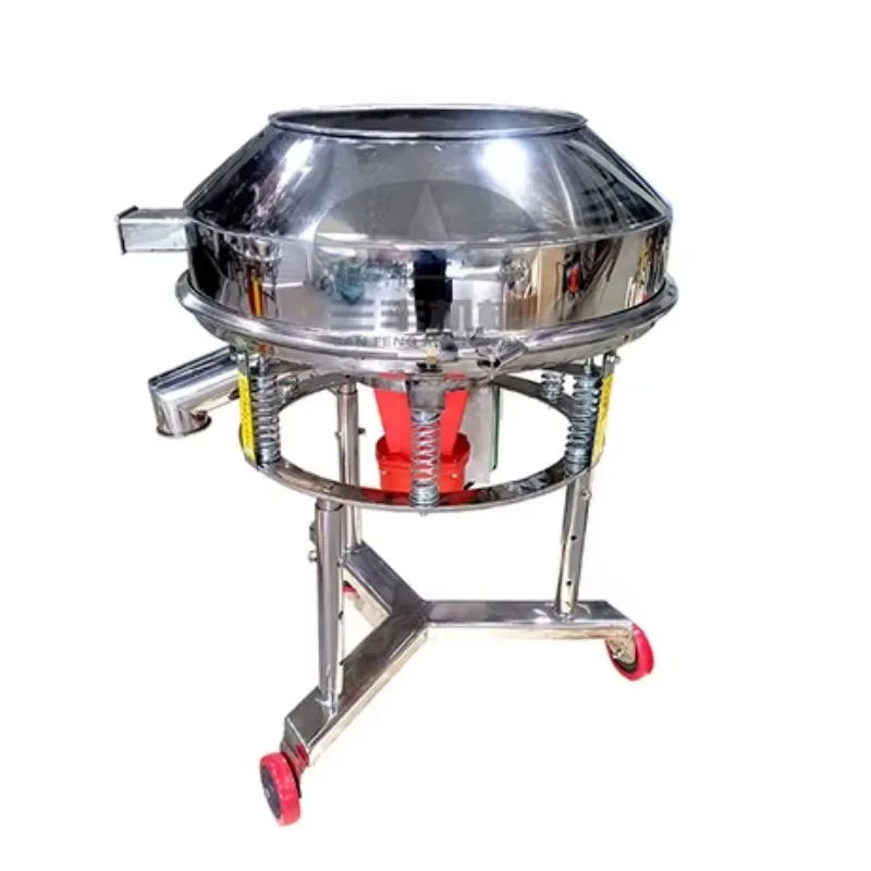 High frequency single layer rotary filter roller screen separator mud vibrating screen vibrating screen ore gearbox engine