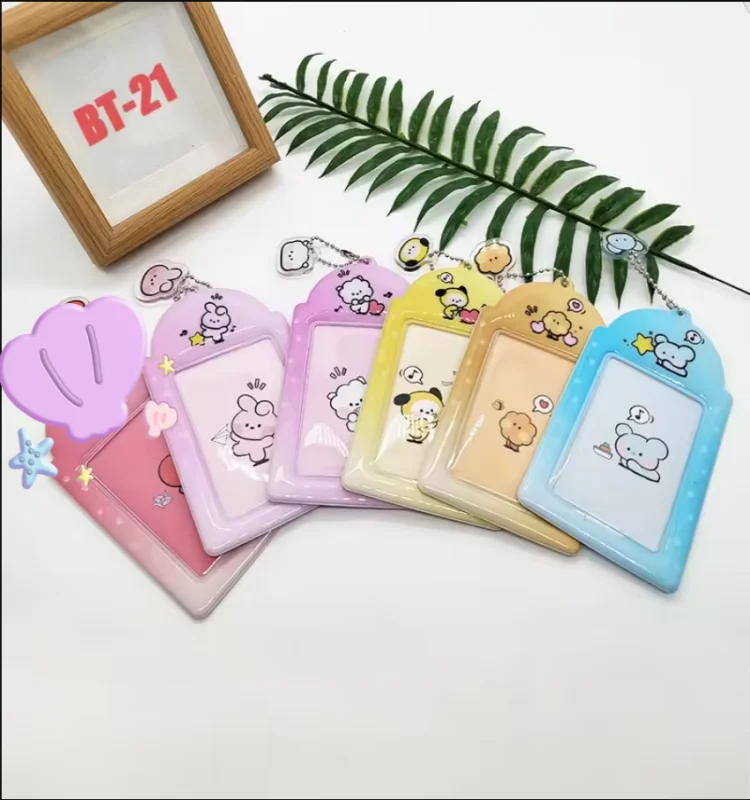 

BT21 koya RJ Shooky Man Chimmy Cooky Creative Personality Animation Peripheral Card Set Secondary Cartoon Storage Set Gift