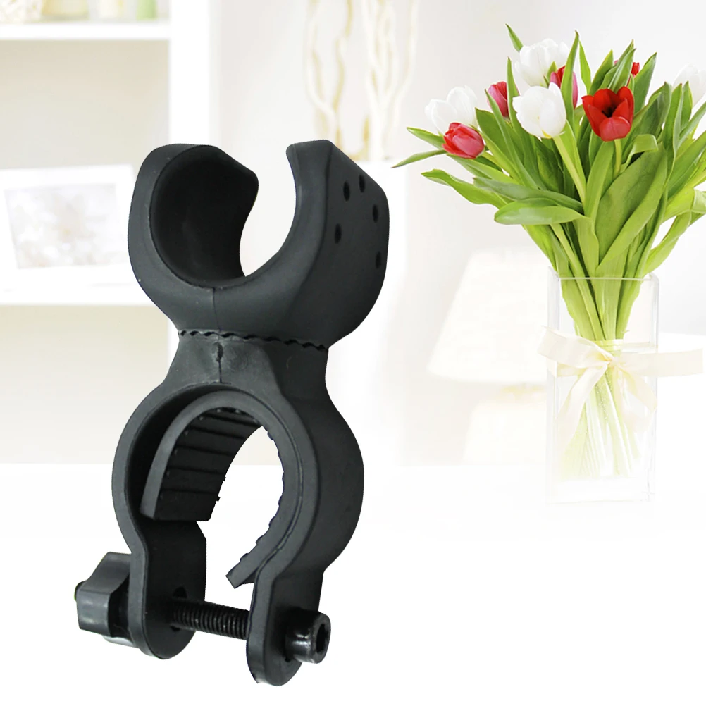 

Bike Flashlight Mount 360 Degree Adjustable Rubber Clamp Torch Holder Handlebar Bracket Bike Light Mounting Accessories