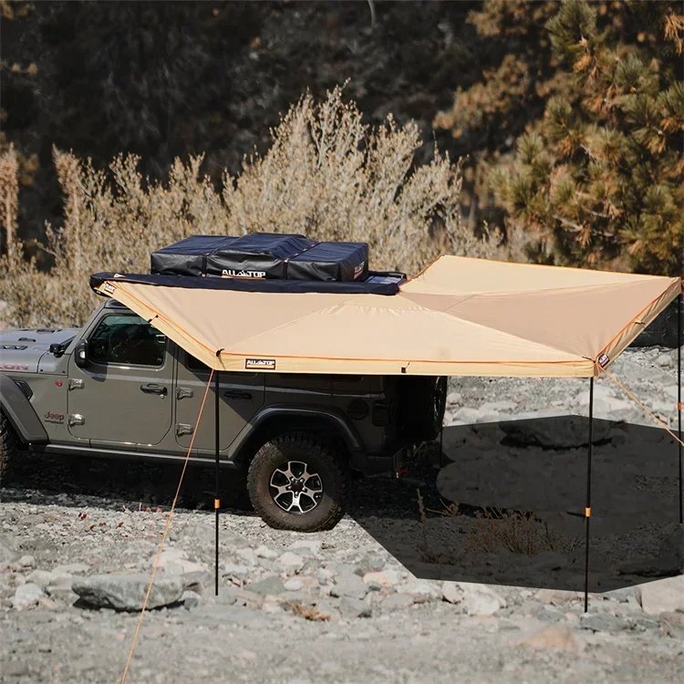 High Quality Portable Side Vehicle Awning Sun Shelter 270 Car Awning Tent for Sale