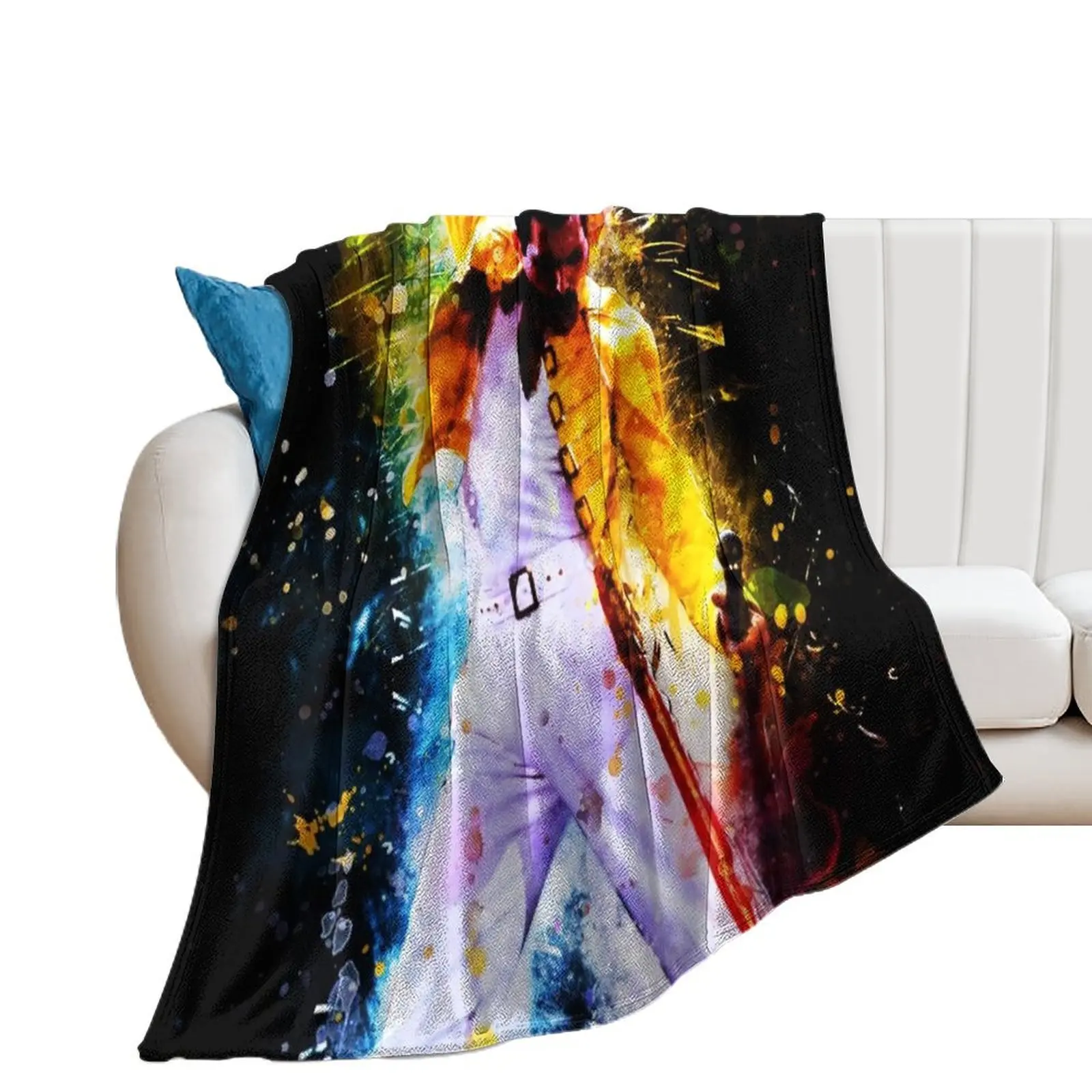 

Bohemian Rhapsody Freddie Mercury Classic Throw Blanket Fashion Sofas Vintage decorative Hair Blankets