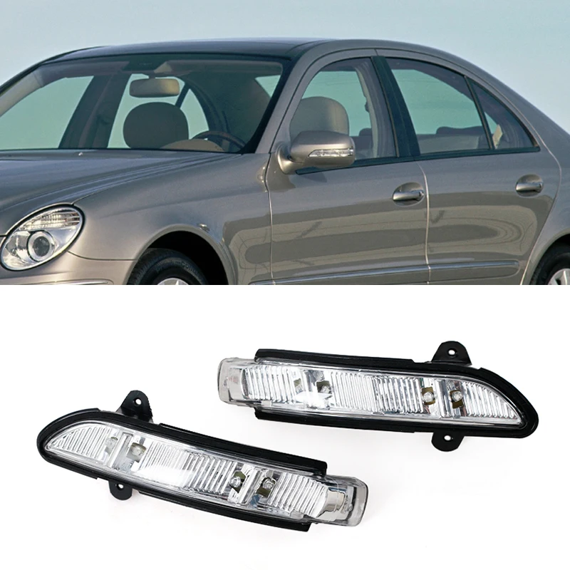 لمرسيدس بنز W211 W221 W219 2007-2010 E320 E350 E550 S600 مرآة الرؤية الخلفية بدوره مصباح إشارة الجانب مرآة ضوء مصباح إشارة