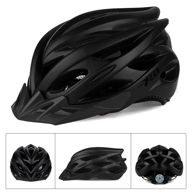 

Outdoor Safety Riding Helmet Light Protective Tool with Rear Taillight Warning Safe Solid Color Adjustable