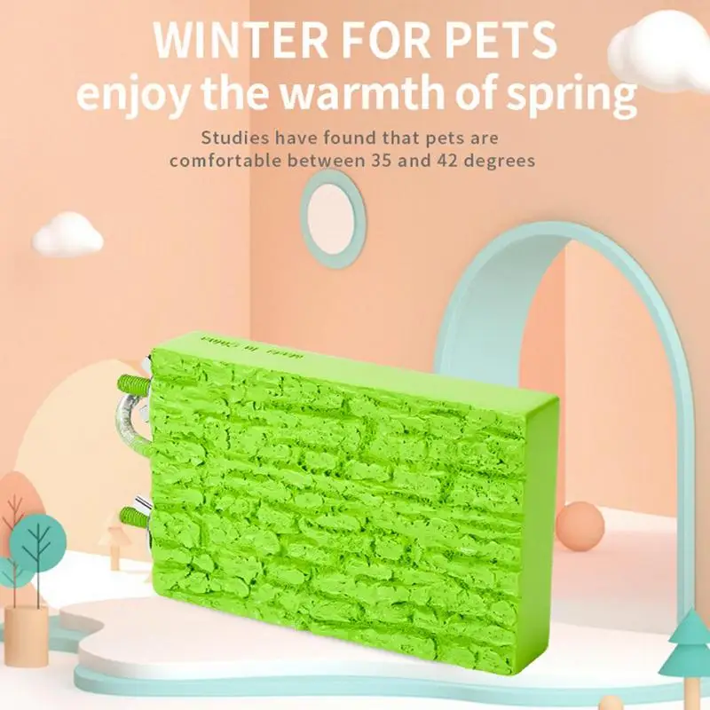 Bird Heater Bird Warmer Thermo Perch For Bird Cage Anti Bite Bird Heater Snuggle Up Automatic For Cockatiels Budgies Lovebird