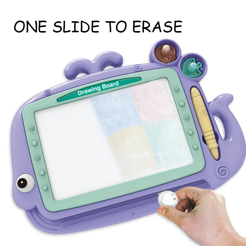 Cartoon Color Magnetic Doodle Drawing Board Toy Set For Kids, Early Education Learning Skill Development Toys For Toddlers