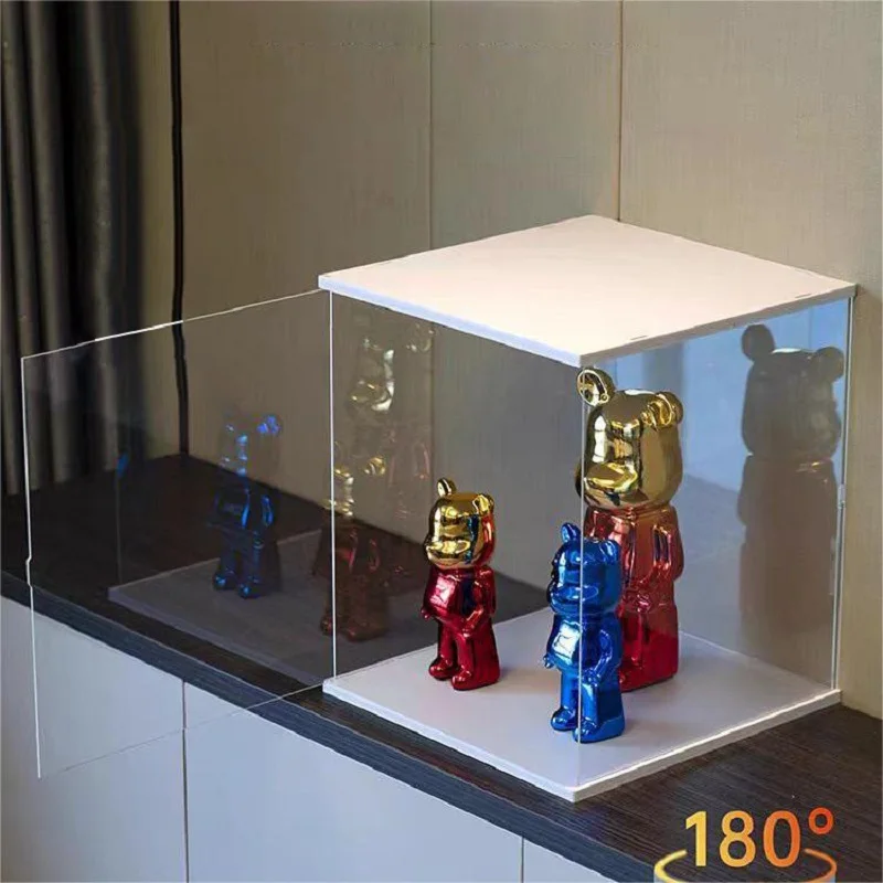 An Assemble Acrylic Figure Display Cabinet Dustproof And Protects Toys, Model Cars, Souvenirs Inside 168 Sizes Of Storage Boxes