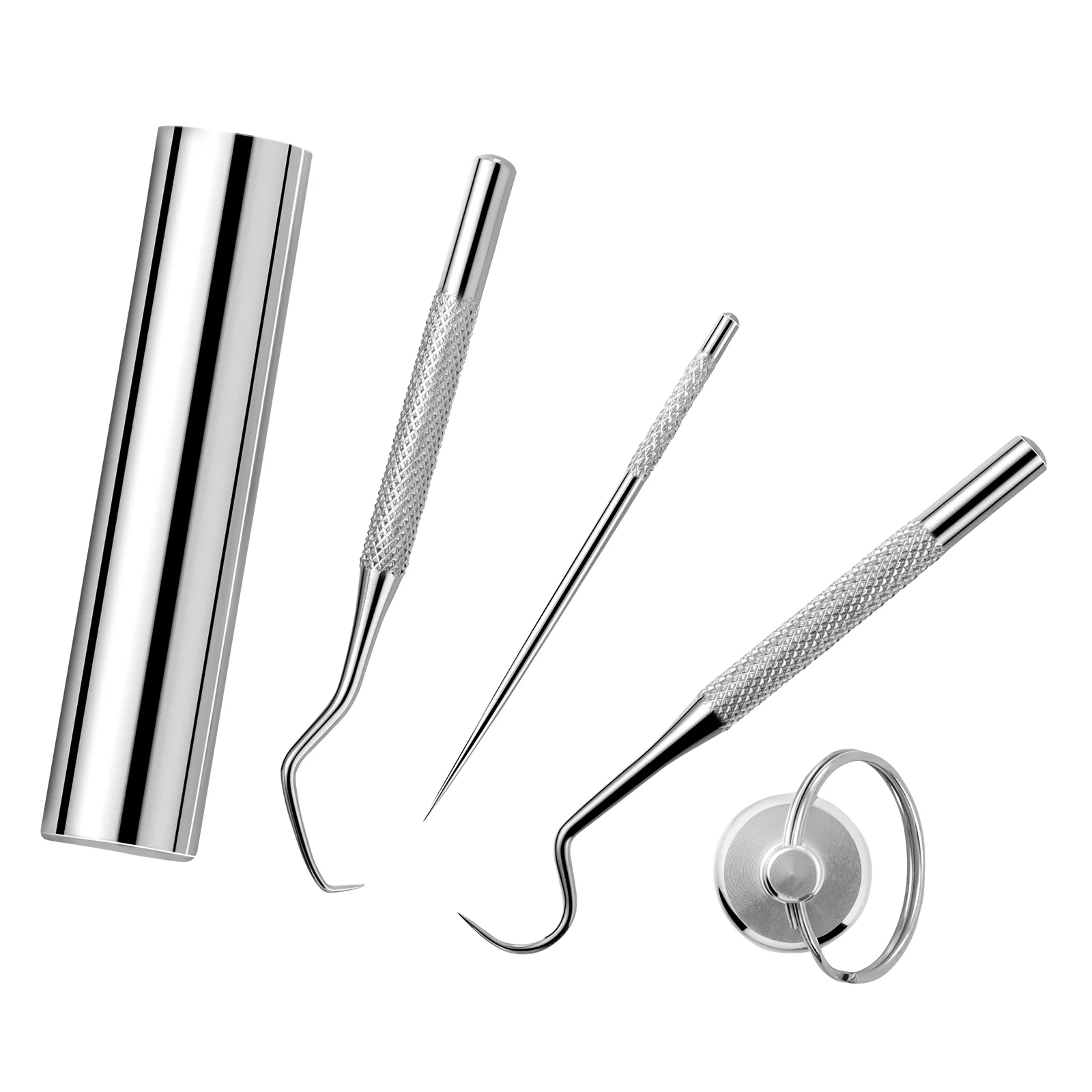 

Stainless Steel Set Teeth Picker Kit 950X150X050CM Toothpick Reusable Toothpicks