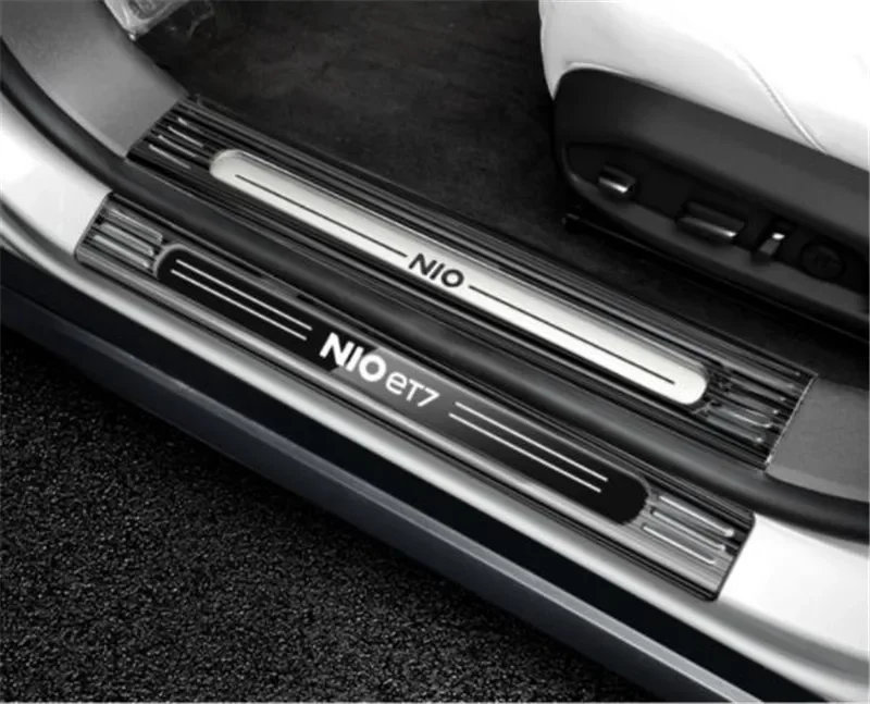 For NIO ES7 stainless steel car threshold guard plate trunk threshold guard Anti-scratch protection car accessories