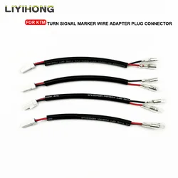 2Pcs Motorcycle Turn Signal Wiring Harness Connector Turn Signal Plug Adapter for KTM