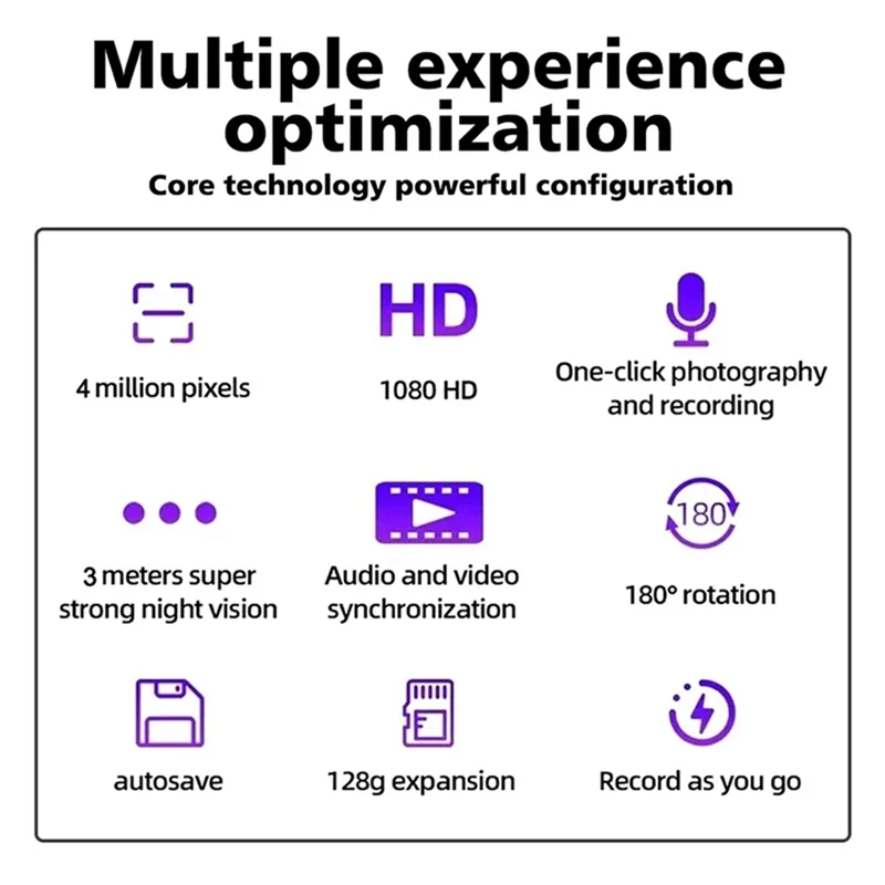 AIAI Upgrade HD Mini Camera Portable Digital Video Recorder Small Body Camera Infrared Night Sports DV Camcorders