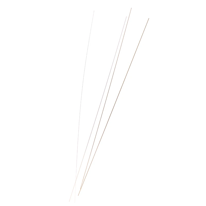 Brass Copper Tube 0.3/0.5/0.8/1.0*400, 100 Pieces Pack, Ideal for EDM Drilling Machine Wire Cutting Accessories