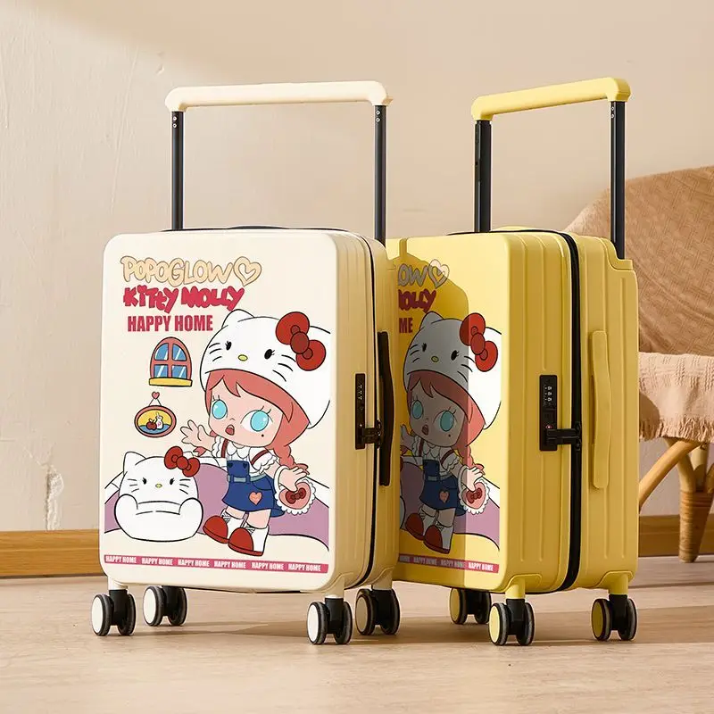 

Kawaii Hangyodon Sanrio CCute Cartoon Pull Box Sturdy Travel Cases Student Locker Christmas Birthday Present for Girls