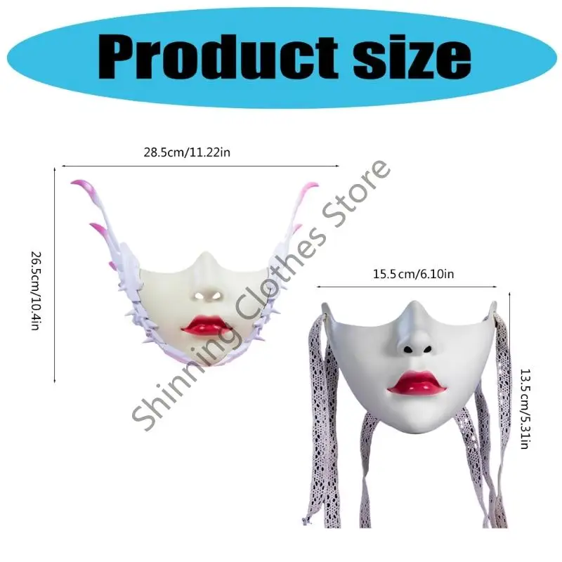 M68a Masquerade Mask Mechanical Wing Half Face Mask Halloween Mask Mechanisch Masker voor vrouwen Men Halloween Masquerade