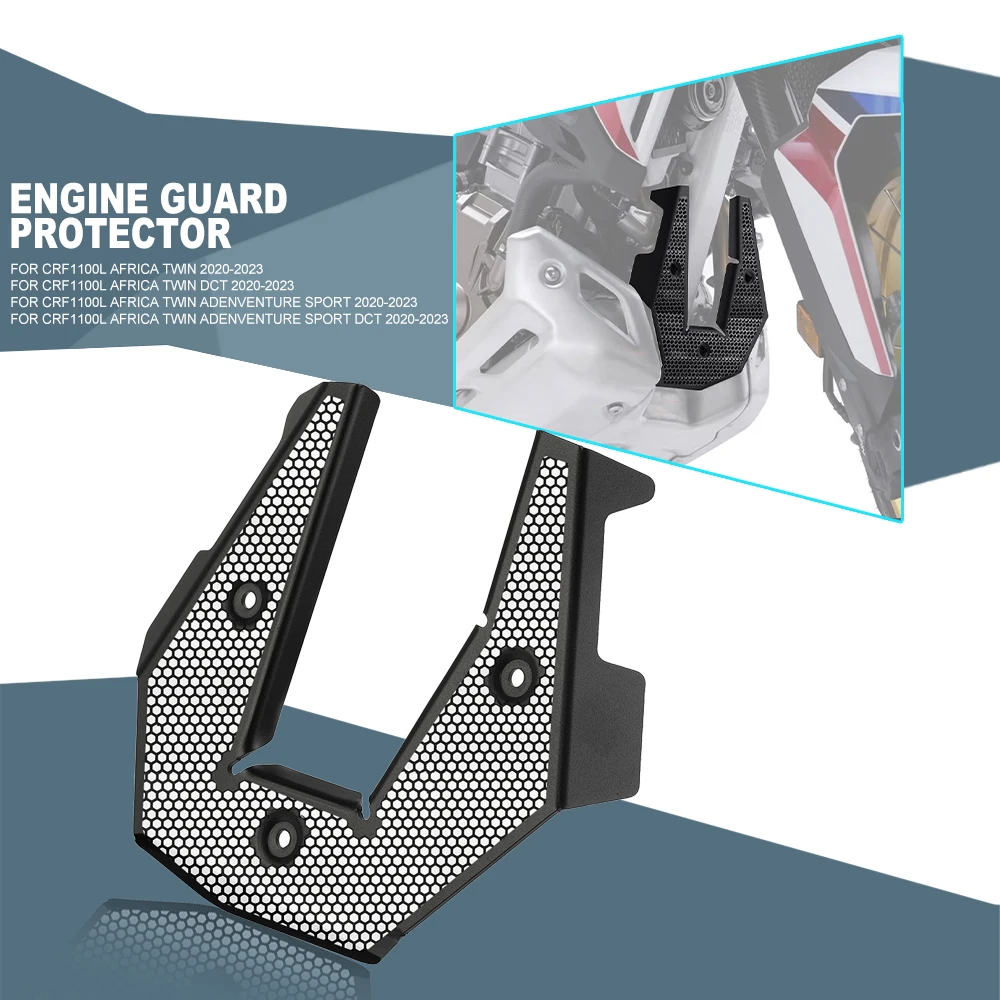 

Moto Engine Guard Protector Exhaust Pipe Heat Shield Cover For Honda CRF1100L AFRICA TWIN Adventure Sport DCT 2020 2021 2022