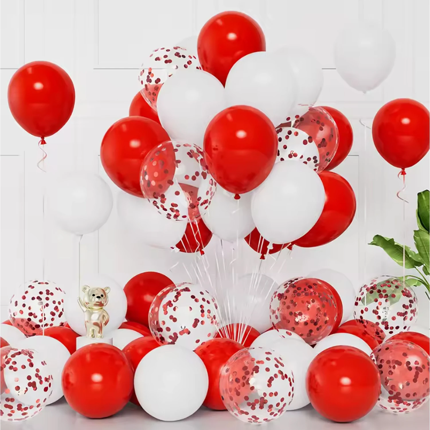 Ensemble de ballons rouge et b - Lighting Mcqueen Birthday Decor avis et prix
