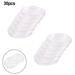 30PCS Coin Capsule Container Clear Holder Capsule Case For Silver Eagle 1Oz Coin Protector Coin Capsules Storage 40.6mm