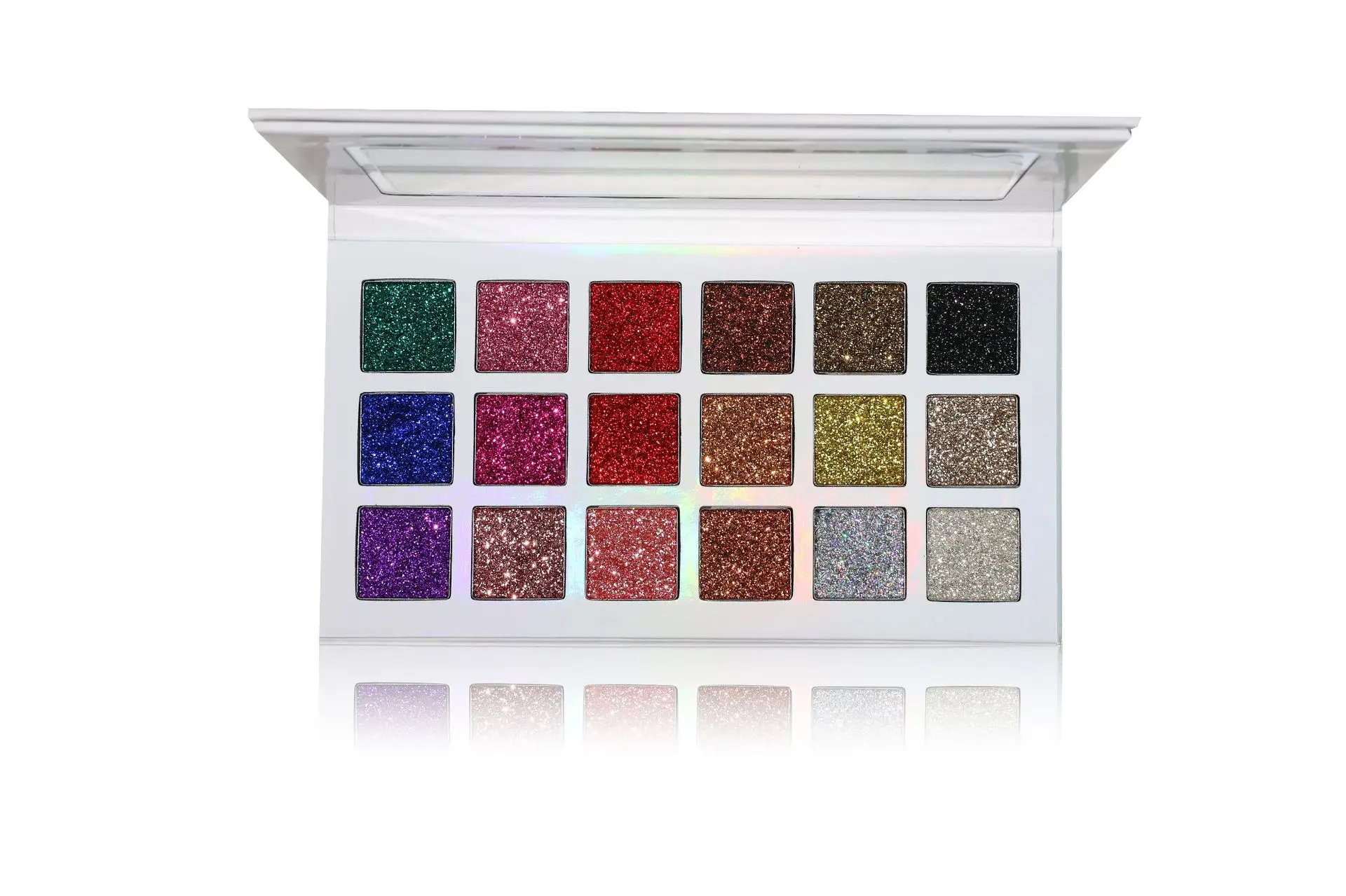 

High Pigment Waterproof Eye Shadow Palette Pressed Shimmer Glitters in Dark Tones Eyeshadow Palette Color Board