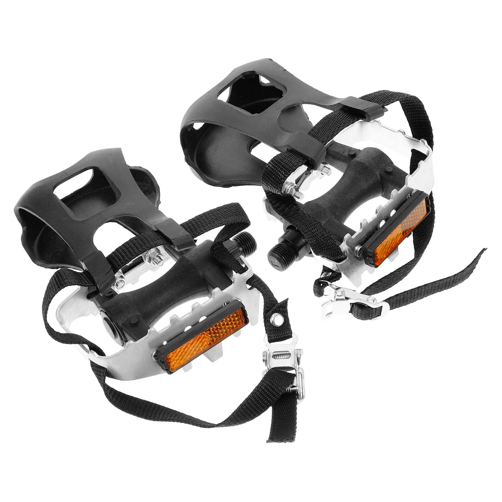 

Bicycle Pedals Foot Cage Clips Toe Straps Accessories Road Mountain Bike Fitness Anti Slip Durable Replacement Cycling Shelf Man