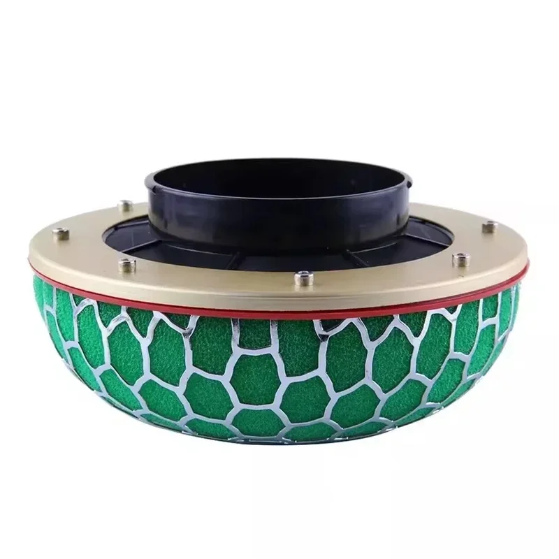 General Purpose Green Sponge Air Filter For Cold Air Intake High Flow 60mm 80mm 100mm High Performance Breathing Filter