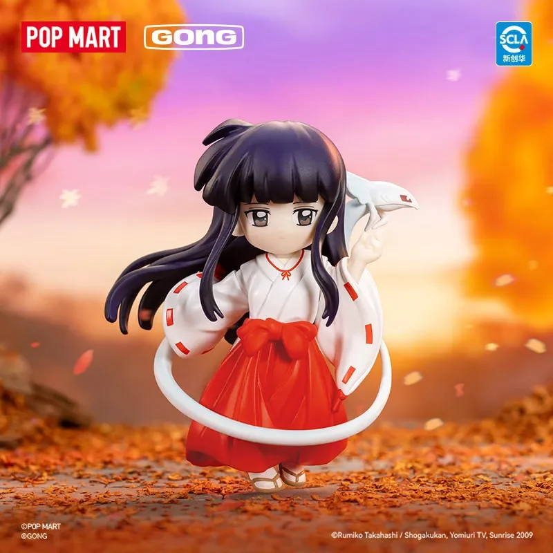 POP MART GONG Inuyasha Warring States Journey Series Blind Box Mystery Box Toys Kawaii Ornaments Figurines Home Decor Desktop