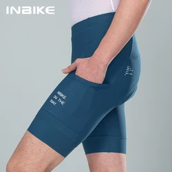 INBIKE 프로 여름 남성용 사이클링 반바지, 충격 흡수 사이클링 의류, 산악 도로 자전거 바지, 주머니가 달린 바지