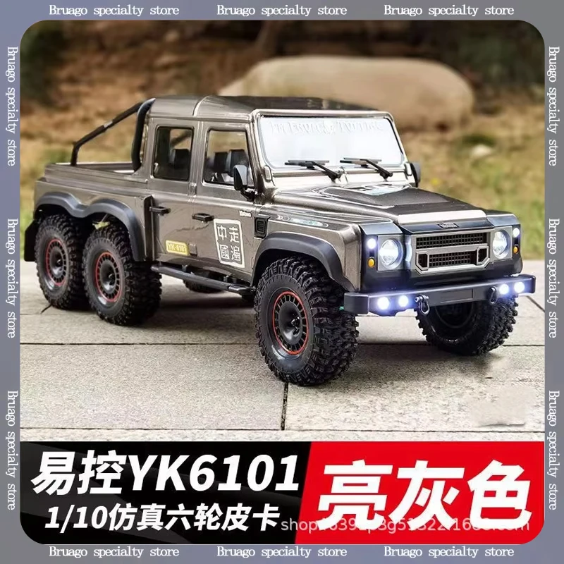 

YK6101 масштаб 1:10, 6-колесный радиоуправляемый автомобиль, модель пикапа, внедорожник, альпинистский автомобиль, игрушка с дистанционным управлением для развлечений и подарков, 6-привод