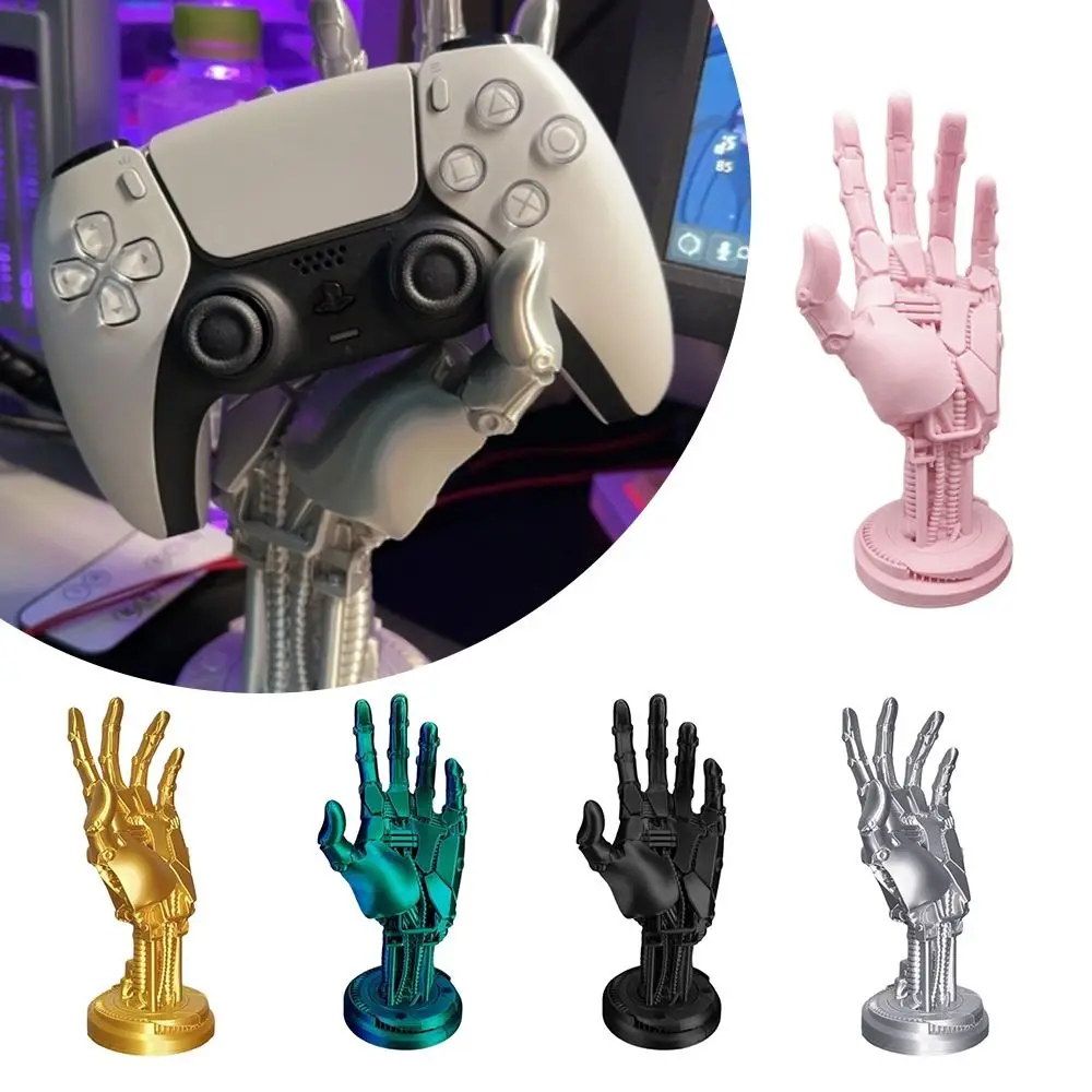 Replacement Multi-functional Game Controller Stand Creative 3D Printing Robotic Hand Statue Universal Gamepad Support