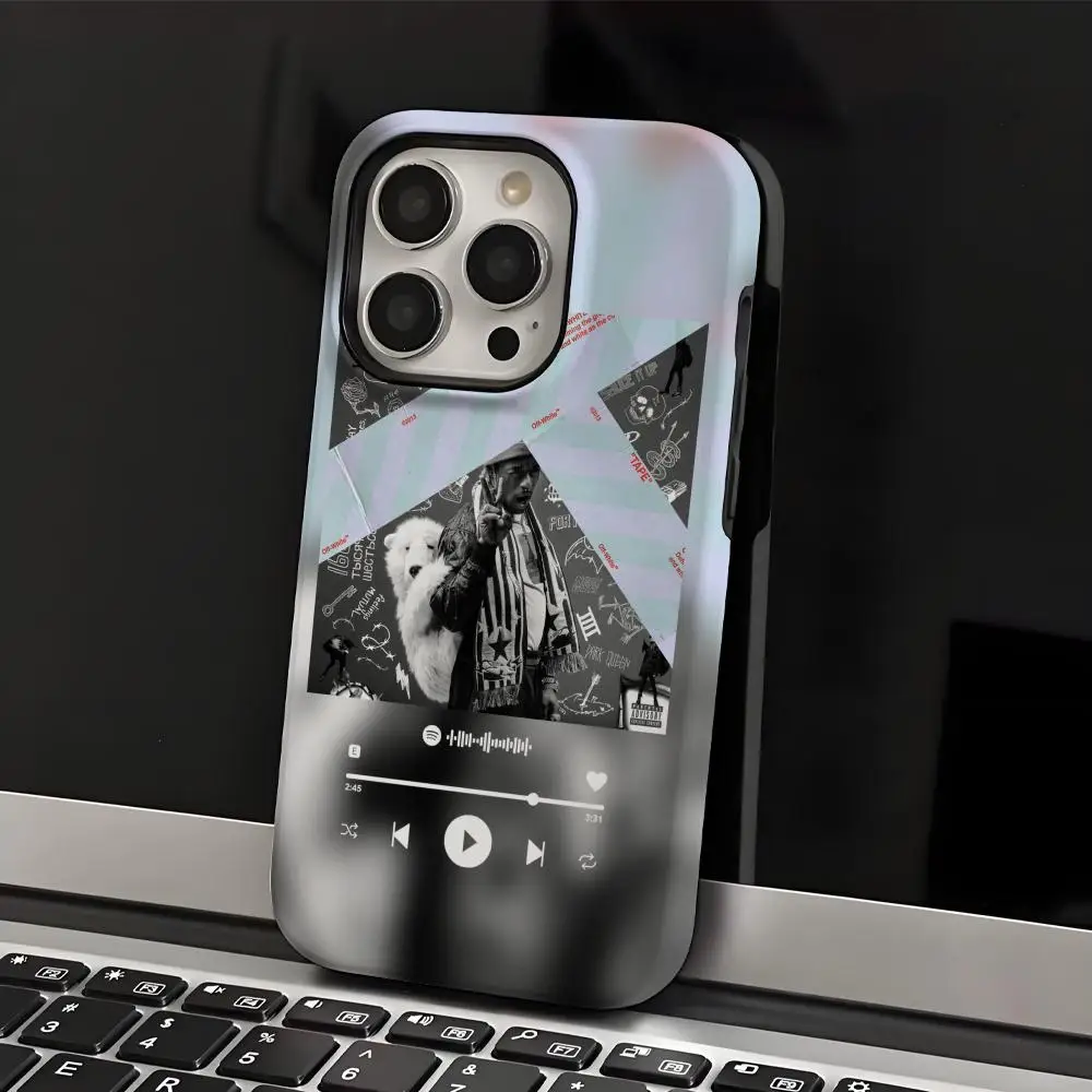 L-Lil Uzi V-Vert جراب هاتف جراب هاتف INS آيفون 17 16 15 14 13 12 11 برو ماكس X XR XSMax زائد لامعة فيلم غطاء الكمبيوتر الصلب #1