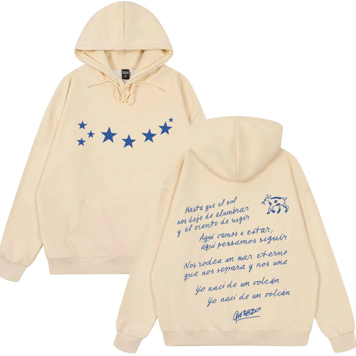 QUEVEDO EL BAIFO Album 2026 Tour Graphics Hoodie Herren Damen Mode Pullover Lange Ärmel Locker Lässig Ästhetischer Trend Sweatshirt – Detail 4