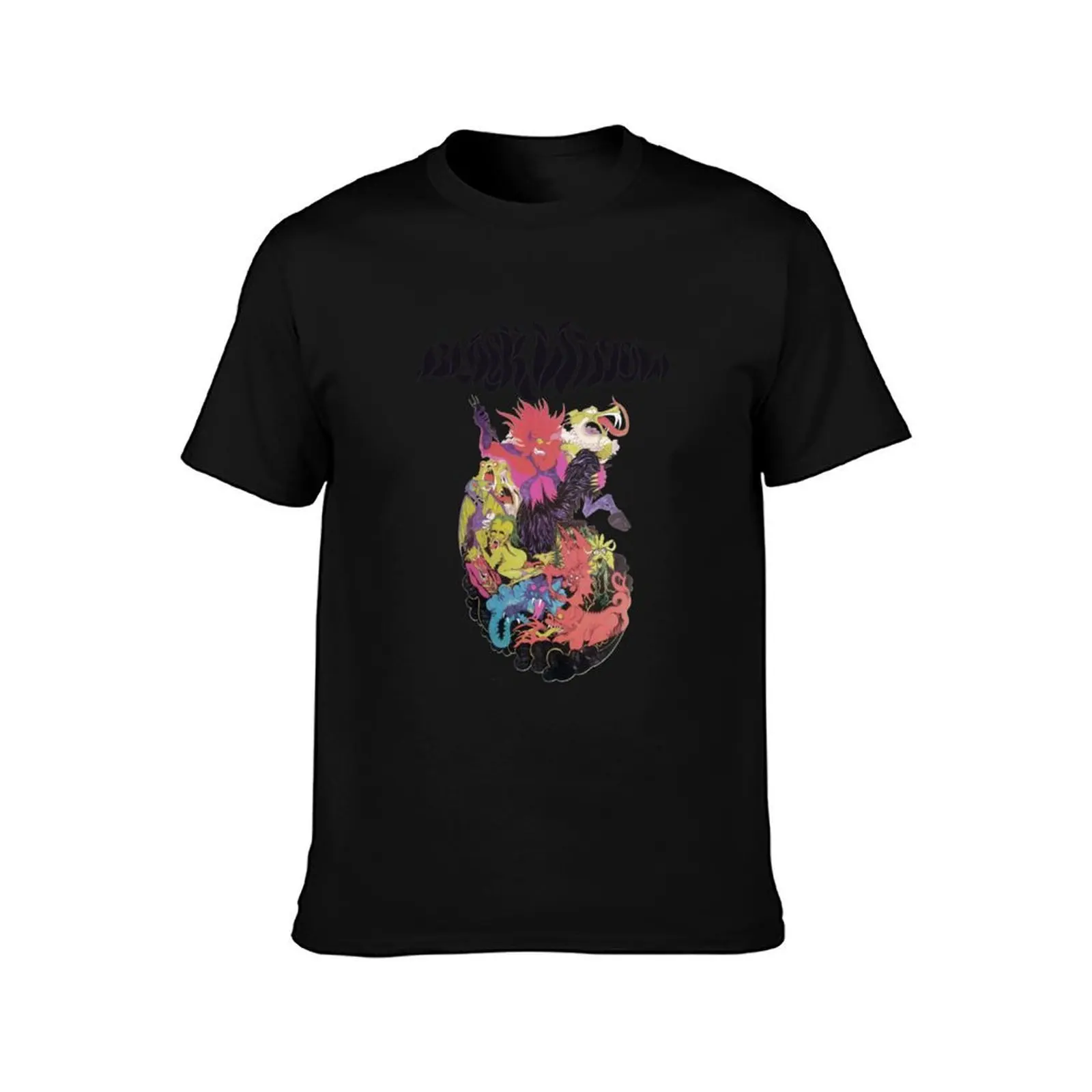 Black Widow Band T-Shirt Modern Style Print T-Shirt