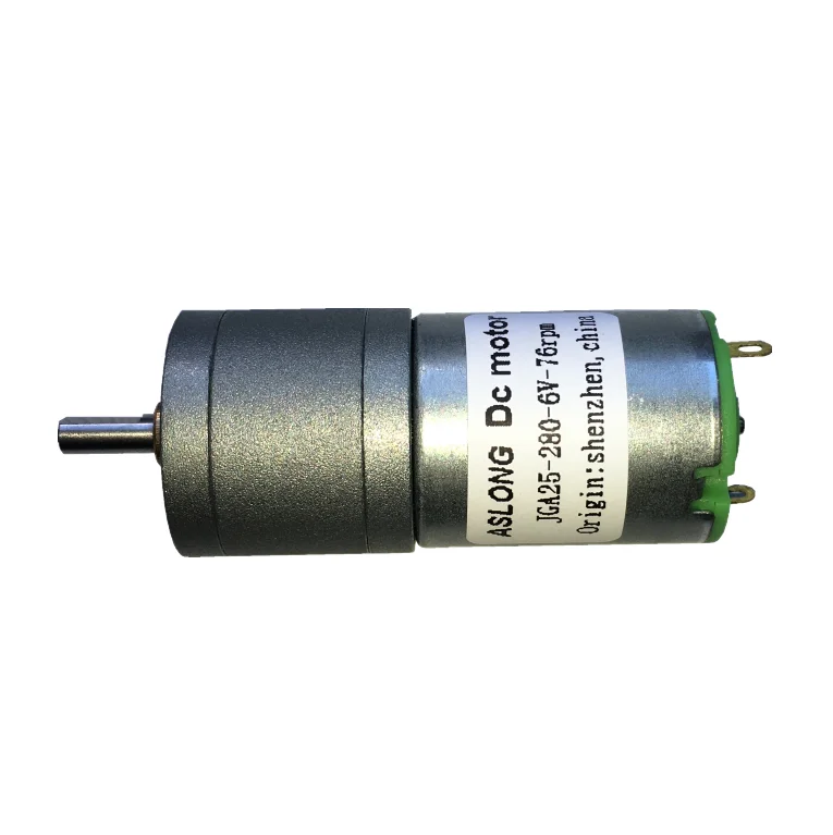 JGA25-280 Intelligent Car Deceleration Motor DC Gear Motor Gear Reducer Motor