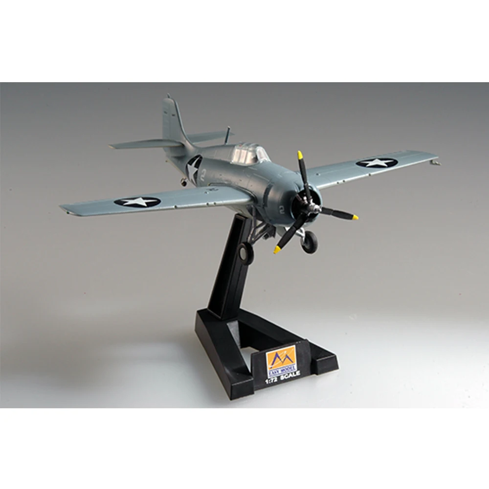 Easymodel 37248 1/72 Wildcat Fighter F4F USMC 223 Squadron Assembled Finished Military Static Plastic Model Collection or Gift