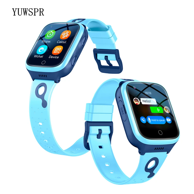 4G Kids GPS Smart Watches 1000mAh Long Standby Video Call Remote Listen Tracking Baby SIM Card Smart Phone Clock for Children K9