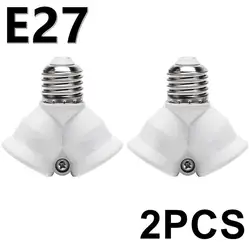 2 szt. 2w1 E27 podstawa gniazda 220V przedłużacz rozgałęźnik konwerter wtyczka światło halogenowe lampa uchwyt żarówki miedziany adapter kontaktowy narzędzie