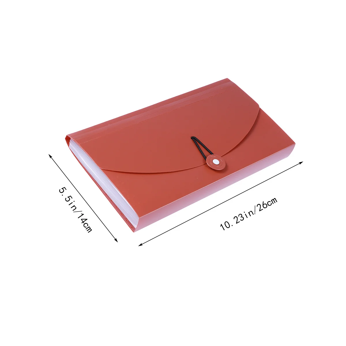 13 قسمًا لتوسيع مجلد الملفات منظم الأكورديون PP المقاوم للماء مع شريط مطاطي لملفات دراسة المكتب الفعالة