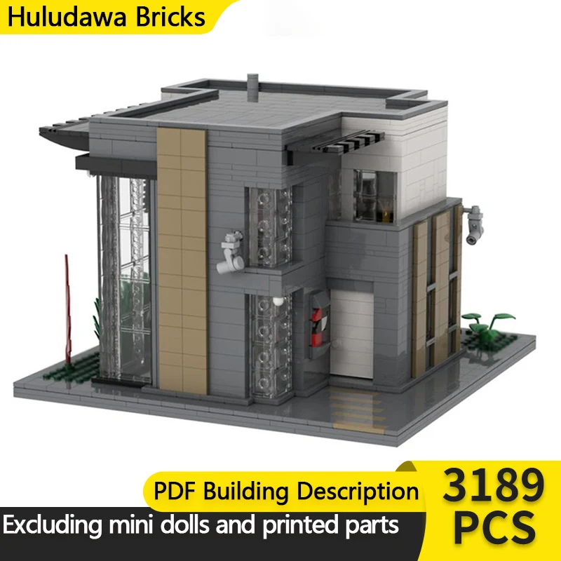 

Городской вид на улицу, модель MOC, строительные кирпичи, художественный сбор, дом, модульная технология, детские праздничные подарки, сборка игрушек, костюм