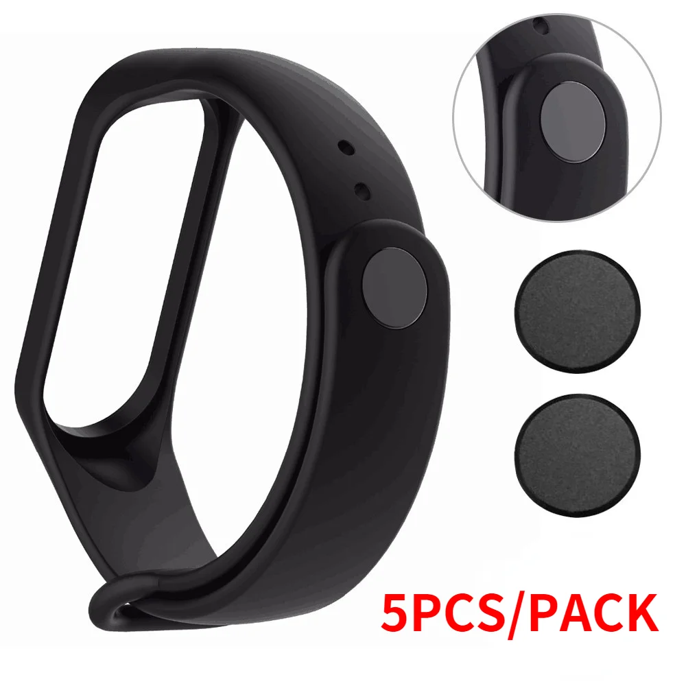 Metal Buckle For Mi Band Strap 7 6 5 4 3 Button For Xiaomi Bracelet 6 7 8 Smart Watch Accessories For MiBand 7 Replacement Spike