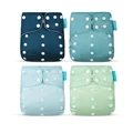 4Pcs Solid Color