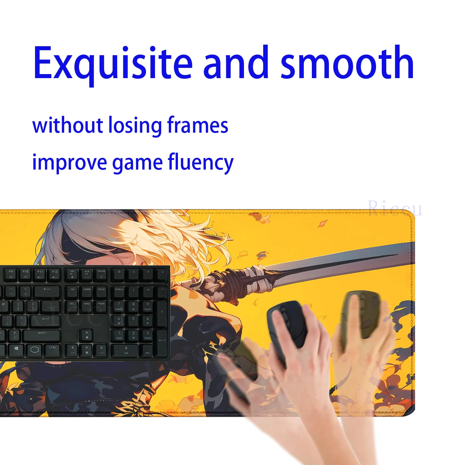 女の子のためのセクシーなキーボードゲーム,カーペット,デスクマット,アニメアクセサリー,Nier automata yorha no.2,タイプb,2b,xxl