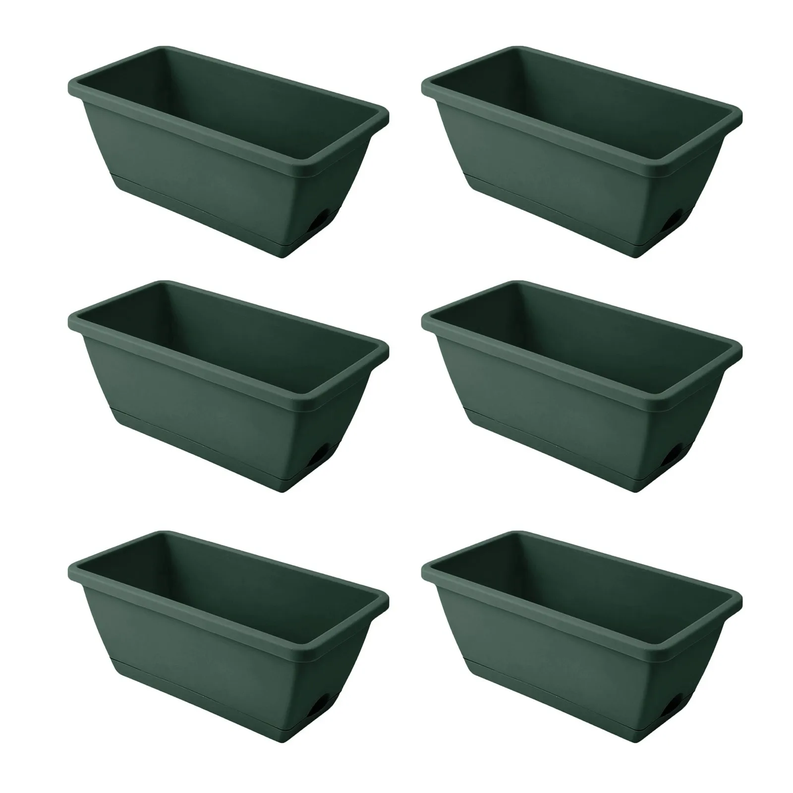 Balcony Pot Flower Vegetable Plastic Trough Pot Vegetable Patio & Garden Northeast