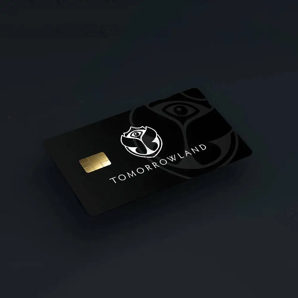 Tomorrowland Music Logo بطاقة الائتمان الجلد VISA بطاقة البنك بطاقة النقل ملصق مضاد للماء المضادة للخدش النساء هدية #5