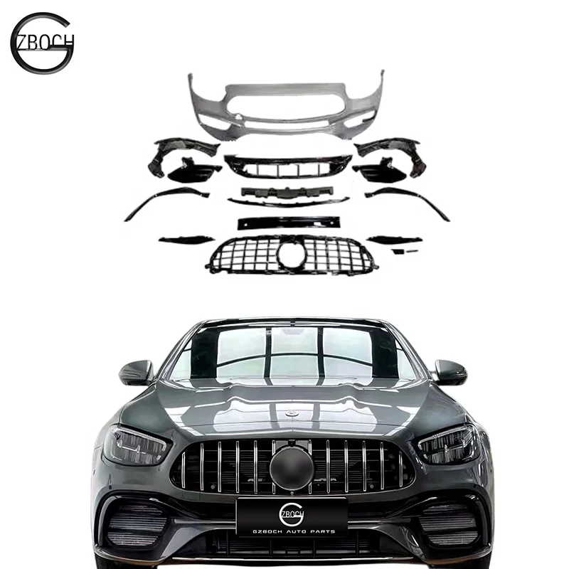 

Wholesale bodykit For Benz W213 E-class C238 E coupe Upgrade E63S AMG Car Bumpers Front bumper front car grill