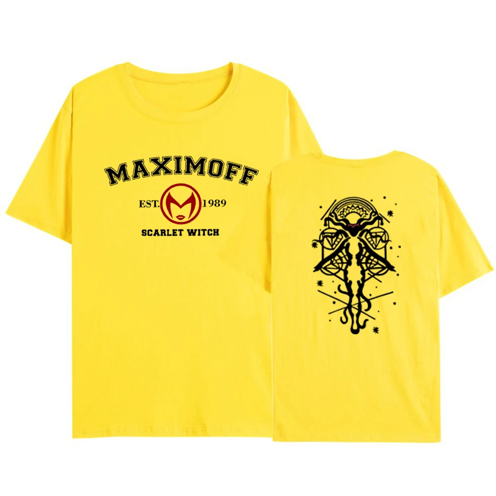 Wanda Maximoff 1989 T Shirt Women Graphic T Shirts Short Sleeve Summer T-shirt Superhero Tee Streetwear Top Women Clothing